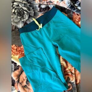 Teal figs Livingston pants